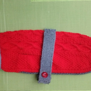 23&quot;/58.5cms Hand Knitted Aran Dog jumper