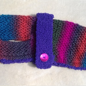 Hand knitted Aran dog jumper 19&quot;/48cms in back length