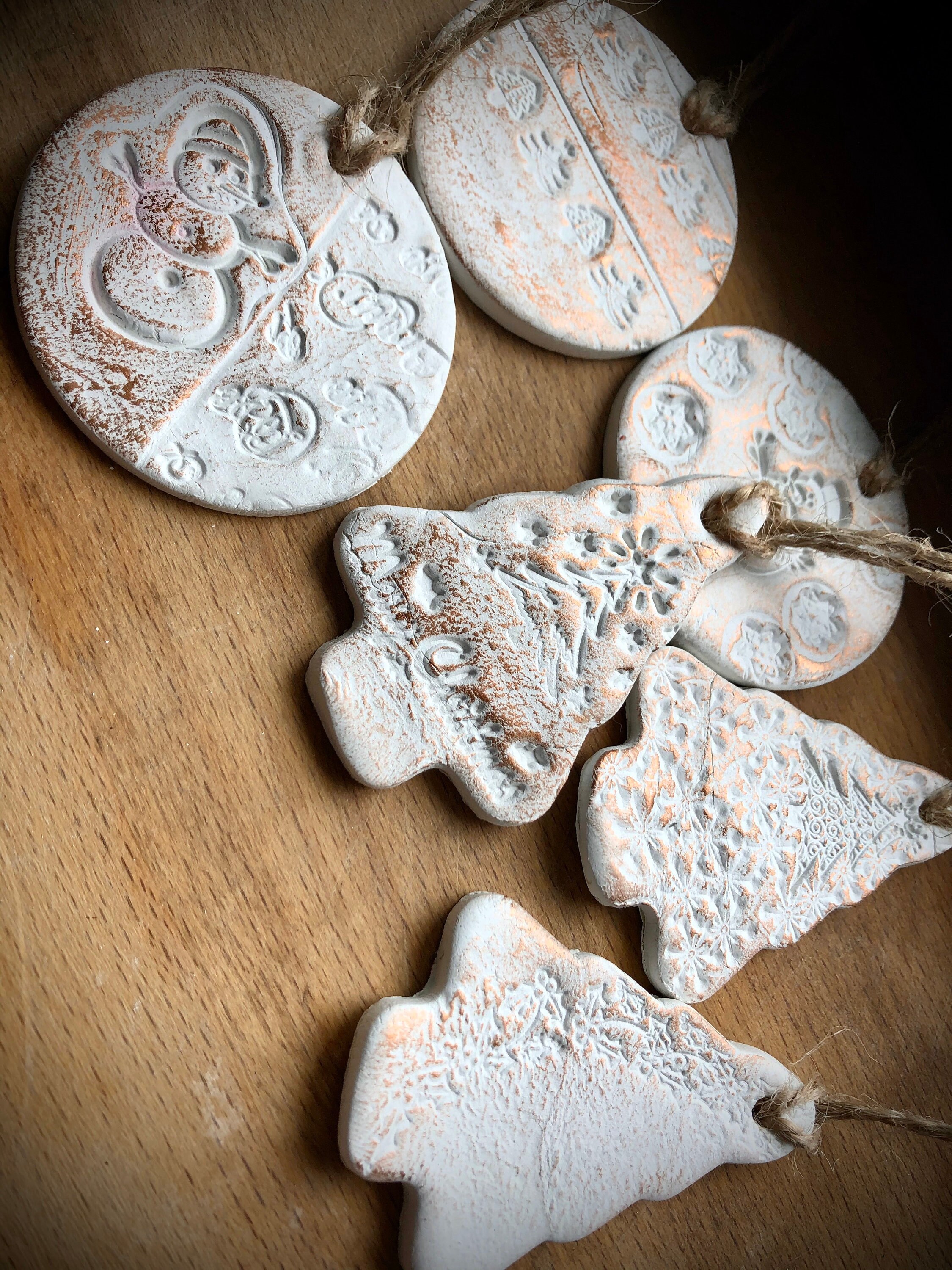 Rustic Christmas Decorations / Handmade Christmas Ornaments /  Etsy