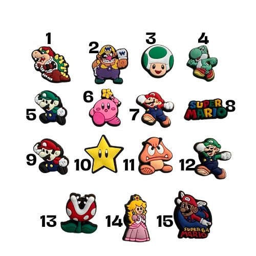 Super mario online crocs for sale