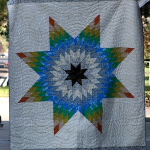 Mod Lone Star Quilt Pattern image 5