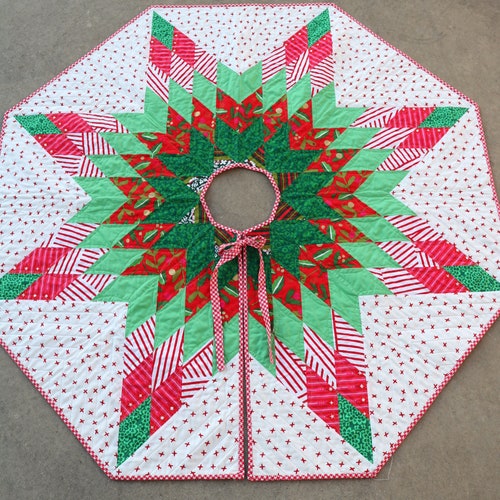 Prairie Christmas Tree Skirt Pattern FREE SHIPPING Etsy