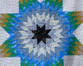 Mod Lone Star-quiltpatroon