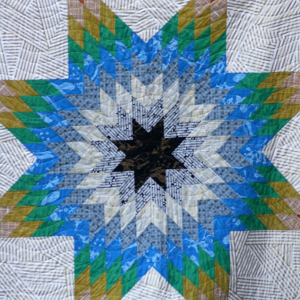 Mod Lone Star Quilt Pattern