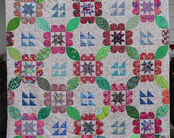 Soda Pop Blossom-quiltpatroon