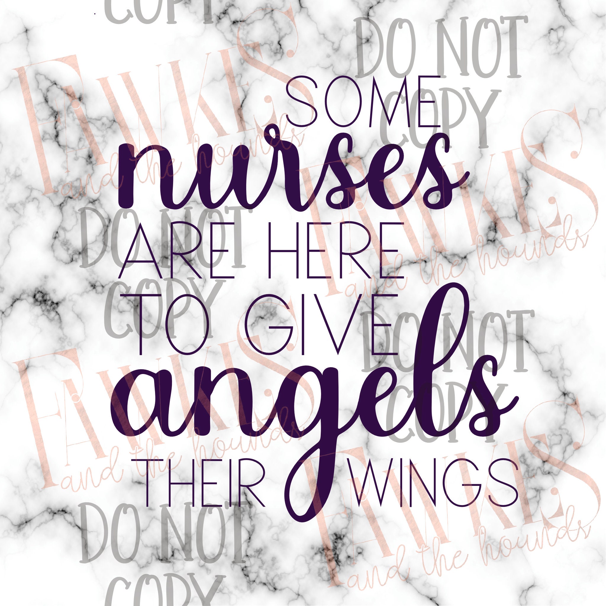 Hospice Nurse Give Angels Their Wings Png and Svg DIGITAL Etsy