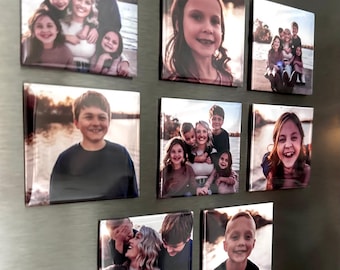 Personalized Photo Magnets, Custom Refrigerator Magnets, Picture Magnets, Photo Gifts, Home Decor, Keepsake Magnets