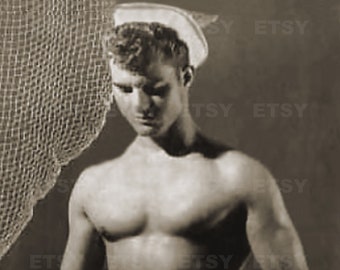 Vintage Nude Sailor - Etsy