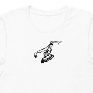 Dancer on T-Shirt, Unisex T-Shirt, Ballet Dancer Graphic, Dancer T-shirt Print