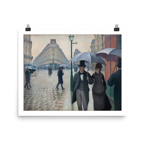 Gustave Caillebotte: Paris Street; Rainy Day. Art Poster Print