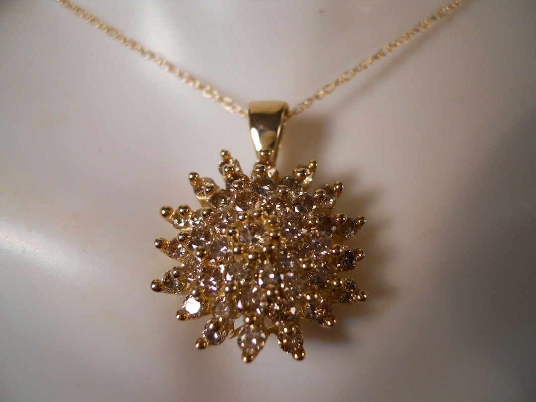 Rosy Blue Jewelry Inc ZEI 10k Yellow Gold 1.50ct Champagne Diamond