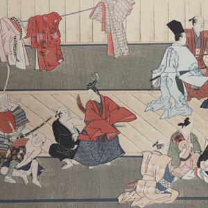 Antique UKIYOE/A century old work. From the Taisho Era (1912-1926). A valuable work produced by craftsmen of the time./lithograph  U005