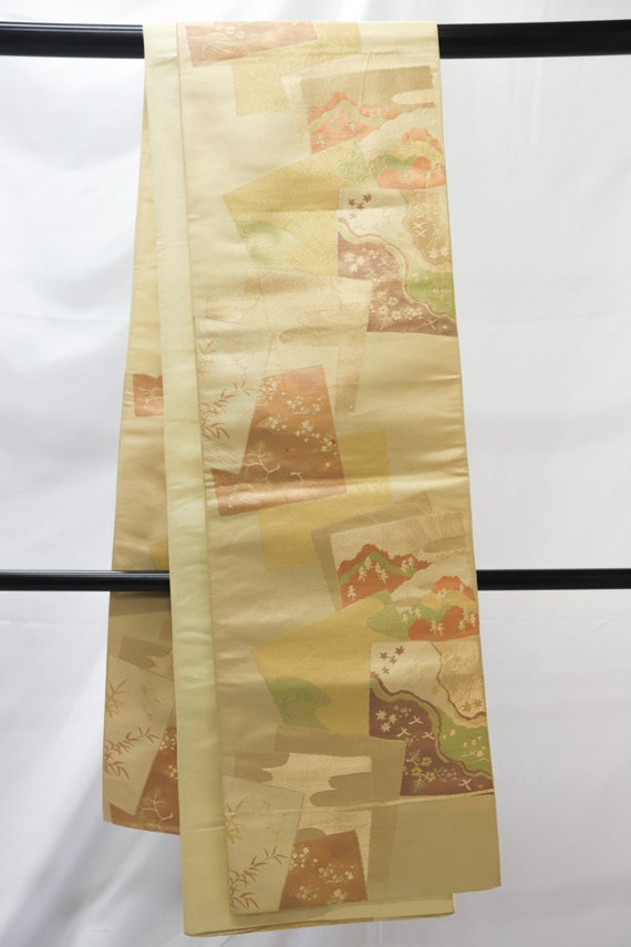 Gorgeous Silk Kimono Obi Belt with high quality f… - image 4
