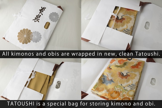 Gorgeous Silk Kimono Obi Belt with high quality f… - image 6