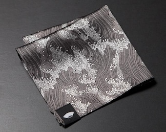 NAMIGASHIRA Pocket chief / Silver gray