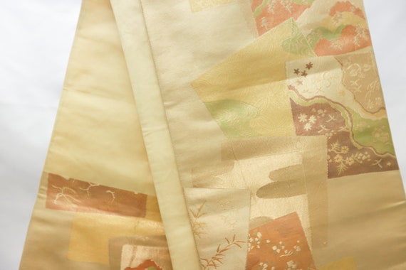 Gorgeous Silk Kimono Obi Belt with high quality f… - image 2