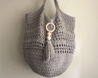 Mesh Market Bag, ***PDF Pattern, not a finished product***, crochet market bag, summer bag, boho bag, modern bag pattern