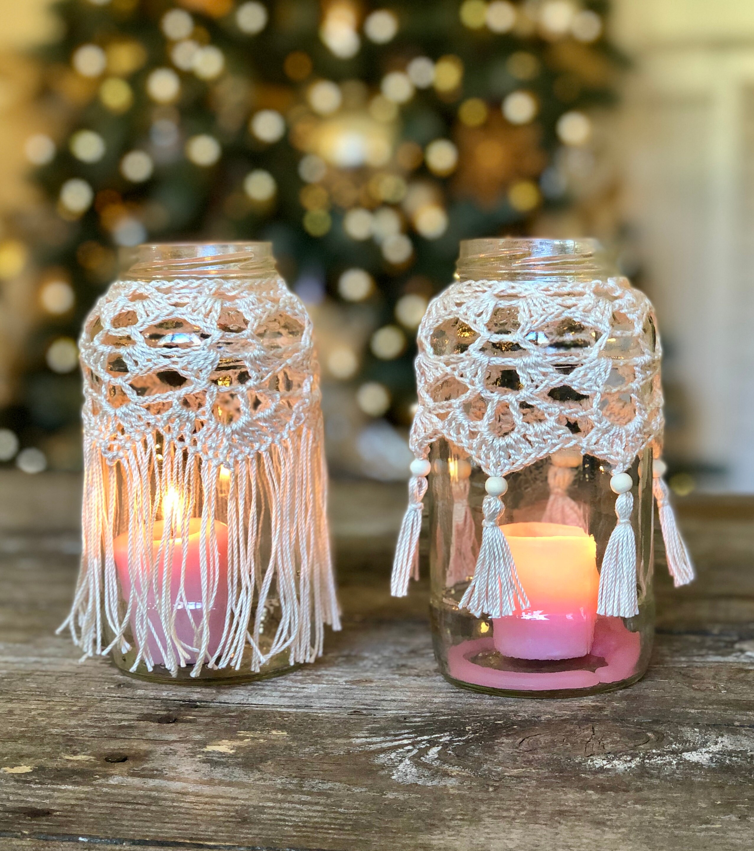 Boho Jar Covers pdf Pattern Only NOT a Finished Product | Etsy