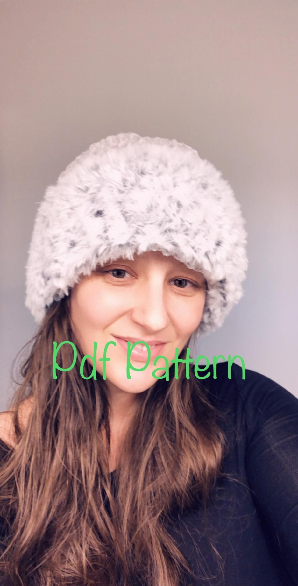 Crochet Ushanka Hat Pattern Faux Fur Hat Pattern Fur Trim Etsy