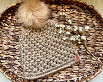 The Double Take Toque, **PDF pattern only, NOT a finished product, easy crochet hat, chunky crochet hat, market prep hat pattern