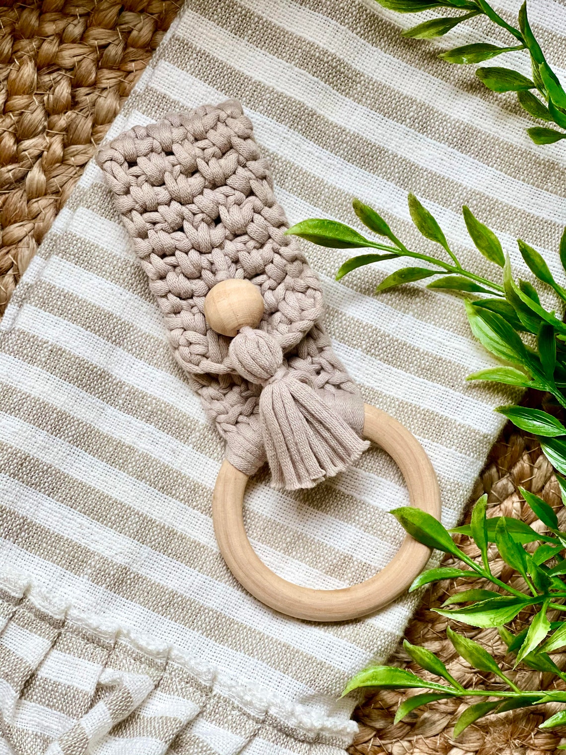 Boho Towel Ring PDF Pattern Not a Finished Product Etsy