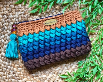 Puff Stitch Cosmetic Bag ***PDF Pattern only, not a finished product*** ENGLISH only