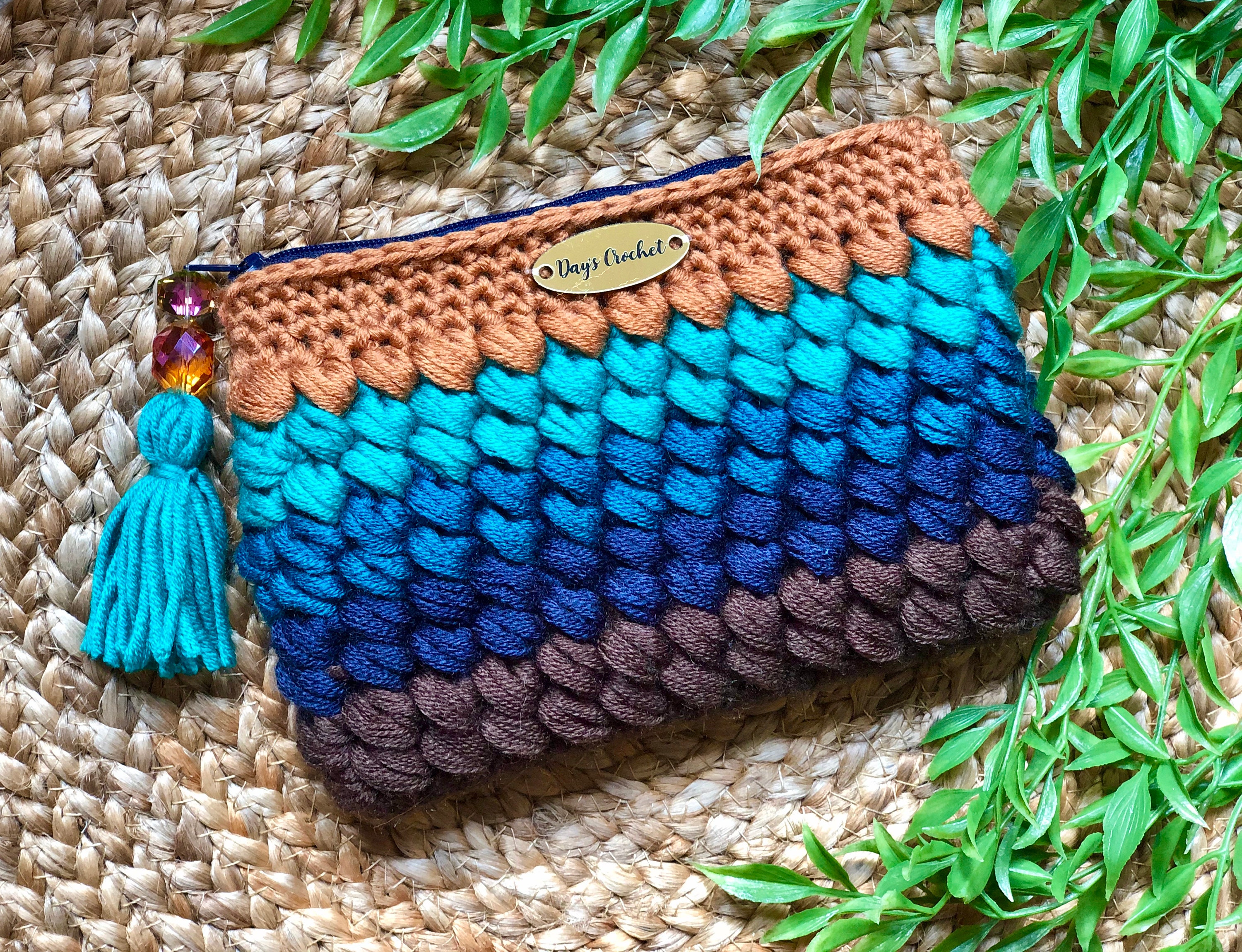 Puff Stitch Cosmetic Bag PDF Pattern Only Not a Finished - Etsy