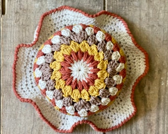 Sunburst Bucket Hat, **PDF crochet pattern only, NOT a finished product**, crochet bucket hat pattern