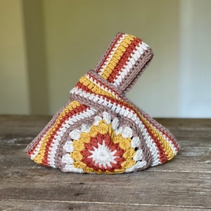 Patrón de bolso de crochet con nudo Sunburst, bolso de crochet con nudo, pulsera de crochet, bolso de crochet bohemio, bolso de mano de crochet **SOLO PDF, NO es un producto terminado*