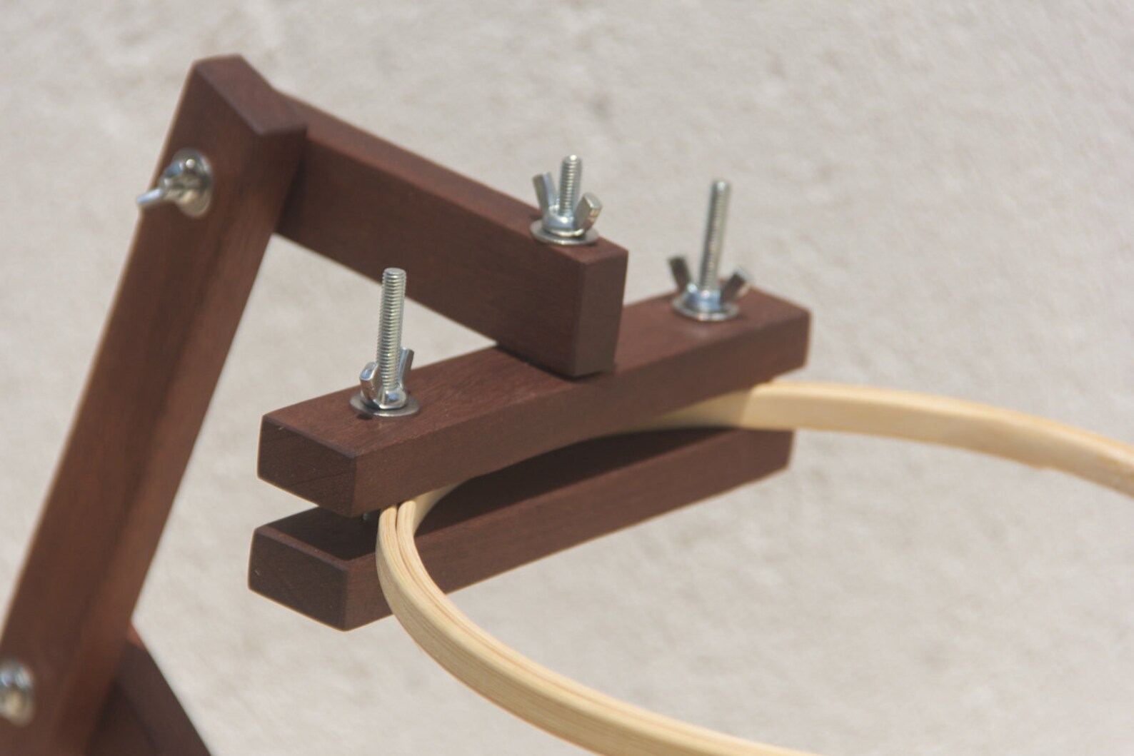 Adjustable Embroidery Stand Handmade Reused Solid Wood Etsy