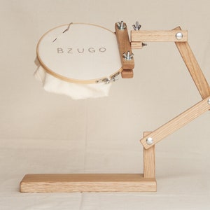 Wooden Embroidery Stand Adjustable Embroidery Hoop Stand Hands