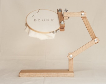 Adjustable Embroidery Stand | Handmade | Made With Reused Solid Wood