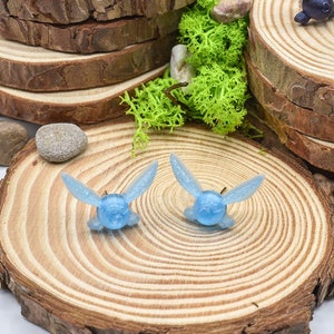 Navi Earrings from The Legend of Zelda, 3d Print Earrings that Glows in the Dark, Gift for Gamer, Breath of the Wild Video game