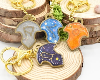 FFXIV Constellation Stones Keychain Final Fantasy XIV, Ascians FF14 Keychain FF14, Gift for Gamers
