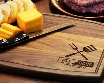 Custom Cutting Board, Fathers Day, Grilling Gift, Gift from daughter, Dad Gift, Personalized Grilling Board, Gift for Husband