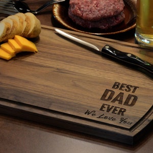 Fathers Day Gift, Custom Cutting Board, Grilling Gift, Gift from daughter, Gift For Him, Personalized Grilling Board, Gift for Husband,