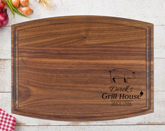 Cutting board, Fathers day Gift, Grilling Gift, Personalized gift, husband gift, grilling tools, gift for dad, Gift for Dad, BBQ Gift 72