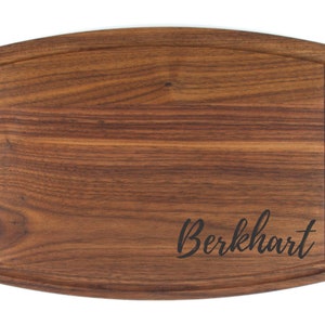Custom Cutting Board, Personalized Cutting Board, Engraved Cutting Board, Personalized Gifts, Christmas Gift, Wedding Gift, Walnut, CB13