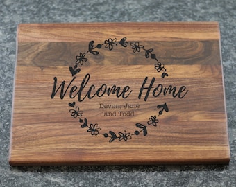 Real estate Closing Gift, Realtor marketing, Cutting board, Home sales, New Home, First Home, Welcome Home Client gift housewarming gift cb4
