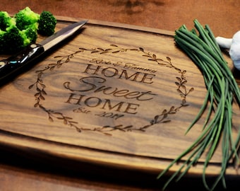 Our First Home Custom Cutting Board - First Home Gift - New Home Gift - Housewarming Gift - Cutting Board