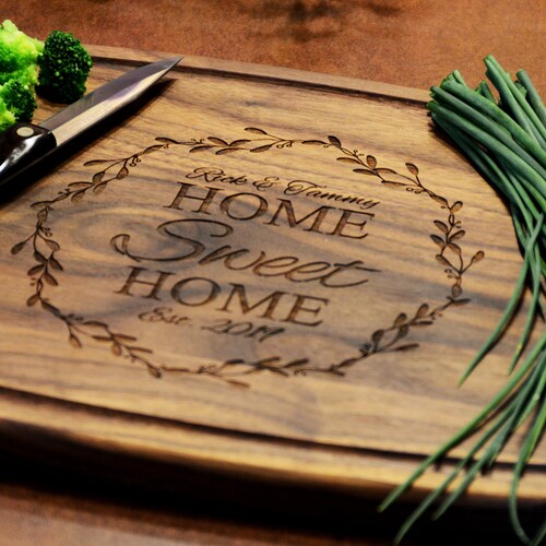 Personalized Housewarming Gift Custom Cutting Board New Home Etsy