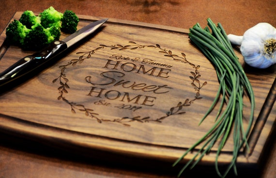 Our First Home Custom Cutting Board - First Home Gift - New Home Gift - Housewarming Gift - Cutting Board