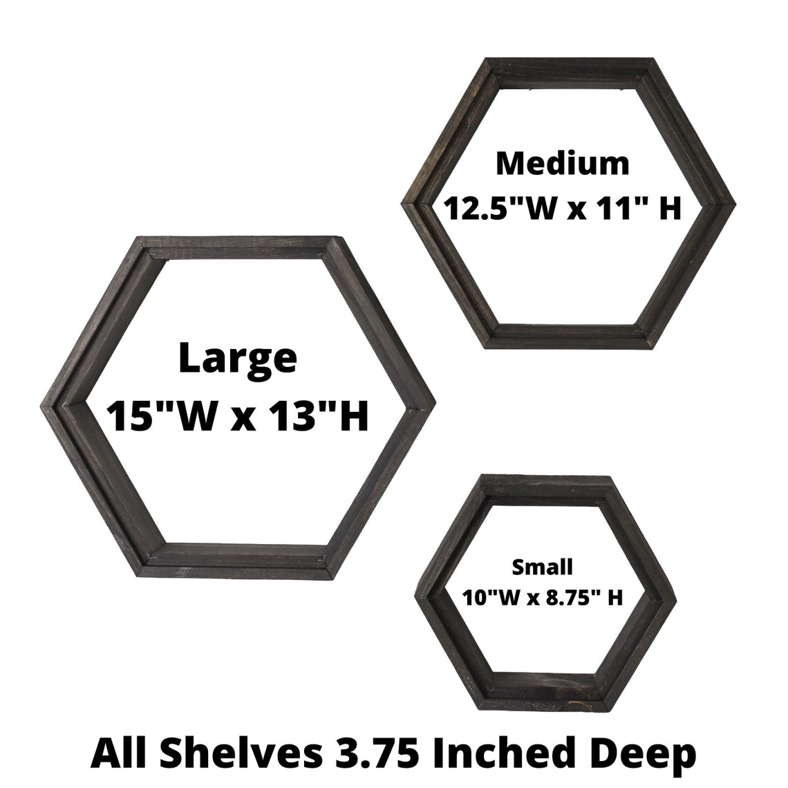 Shelves Geometric Shelves Hexagon Shelves Etsy