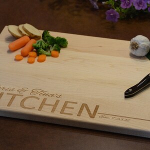 Our First Home Custom Cutting Board - First Home Gift - New Home Gift - Housewarming Gift - Cutting Board image 4