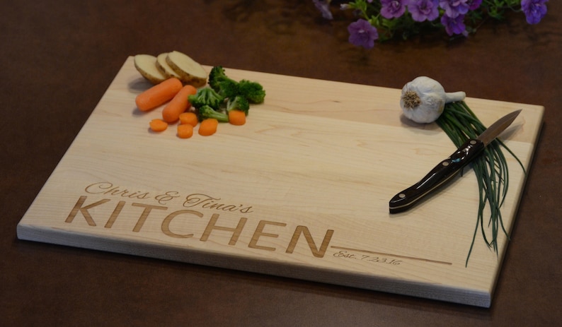 Our First Home Custom Cutting Board - First Home Gift - New Home Gift - Housewarming Gift - Cutting Board image 4