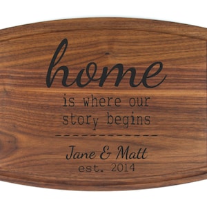 Personalized Cutting Board- Custom Cutting Board,Engraved Cutting Board, Wedding Gift, Housewarming Gift, Anniversary Gift, Engagement, cb11