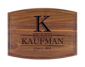 Personalized Cutting Board - Engraved Cutting Board, Custom Cutting Board, Wedding Gift, Housewarming Gift, Anniversary, Engagement, cb83