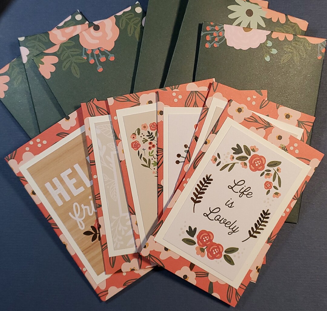 Minicards and Envelopes Boxed Set Etsy