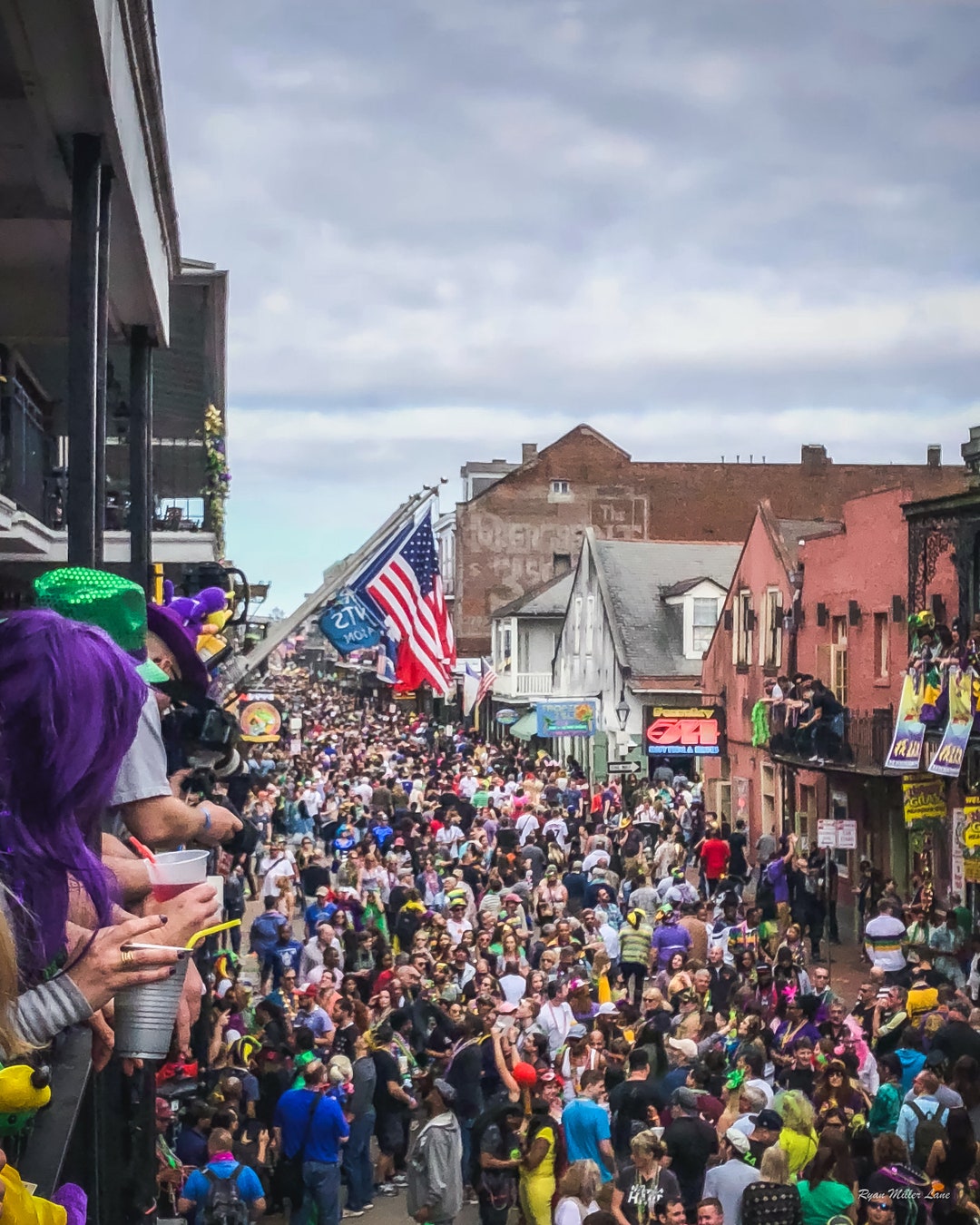 Bourbon Street Mardi Gras Etsy