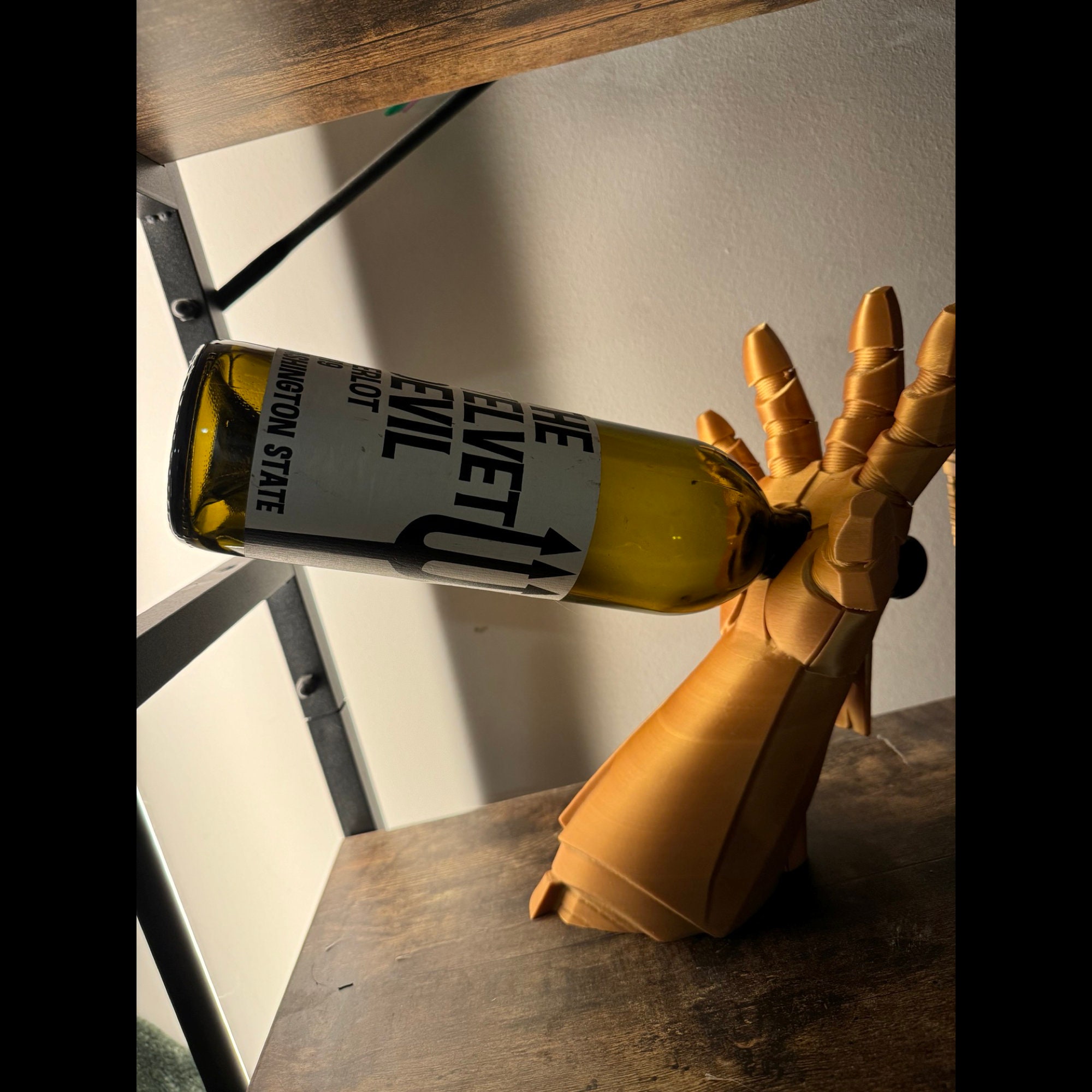 Portavinos impreso en 3D inspirado en Iron Man: una maravillosa adición a su hogar